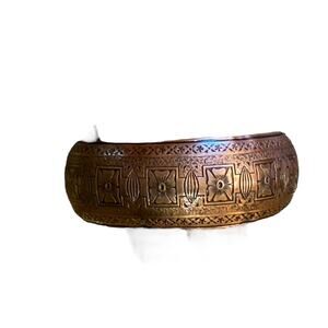 Vintage Style Copper Cuff Bracelet
